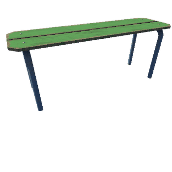 Bench without back